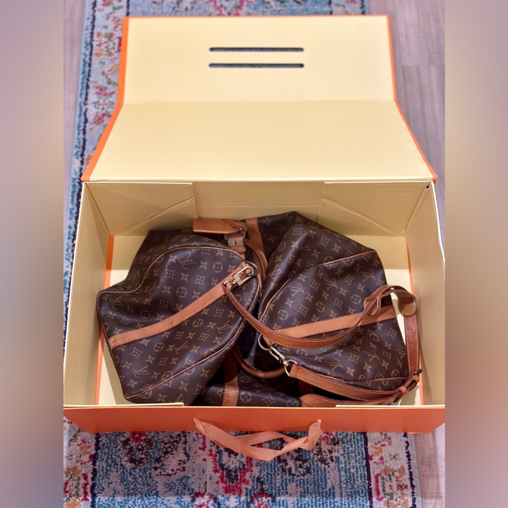 SOLD Louis Vuitton Keepall 55 Bandouliere - Picture 16 of 16